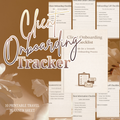 Client Onboarding Checklist PDF PNG | New Customer Business Workflow Guide | Agency Service Provider Welcome Toolkit | Intake Process Log