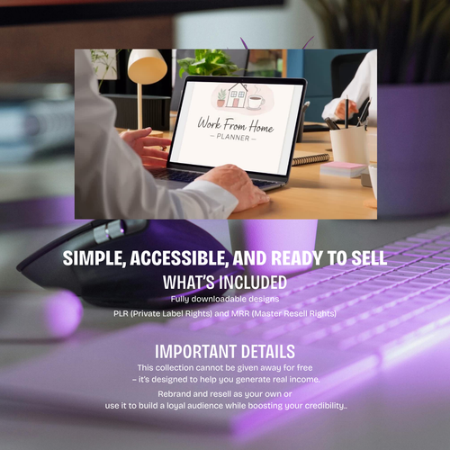 2026 Work From Home Planner - Ultimate WFH Productivity Log - Remote Work Daily Schedule & Boundary Tracker - Digital PDF Home Office Organizer