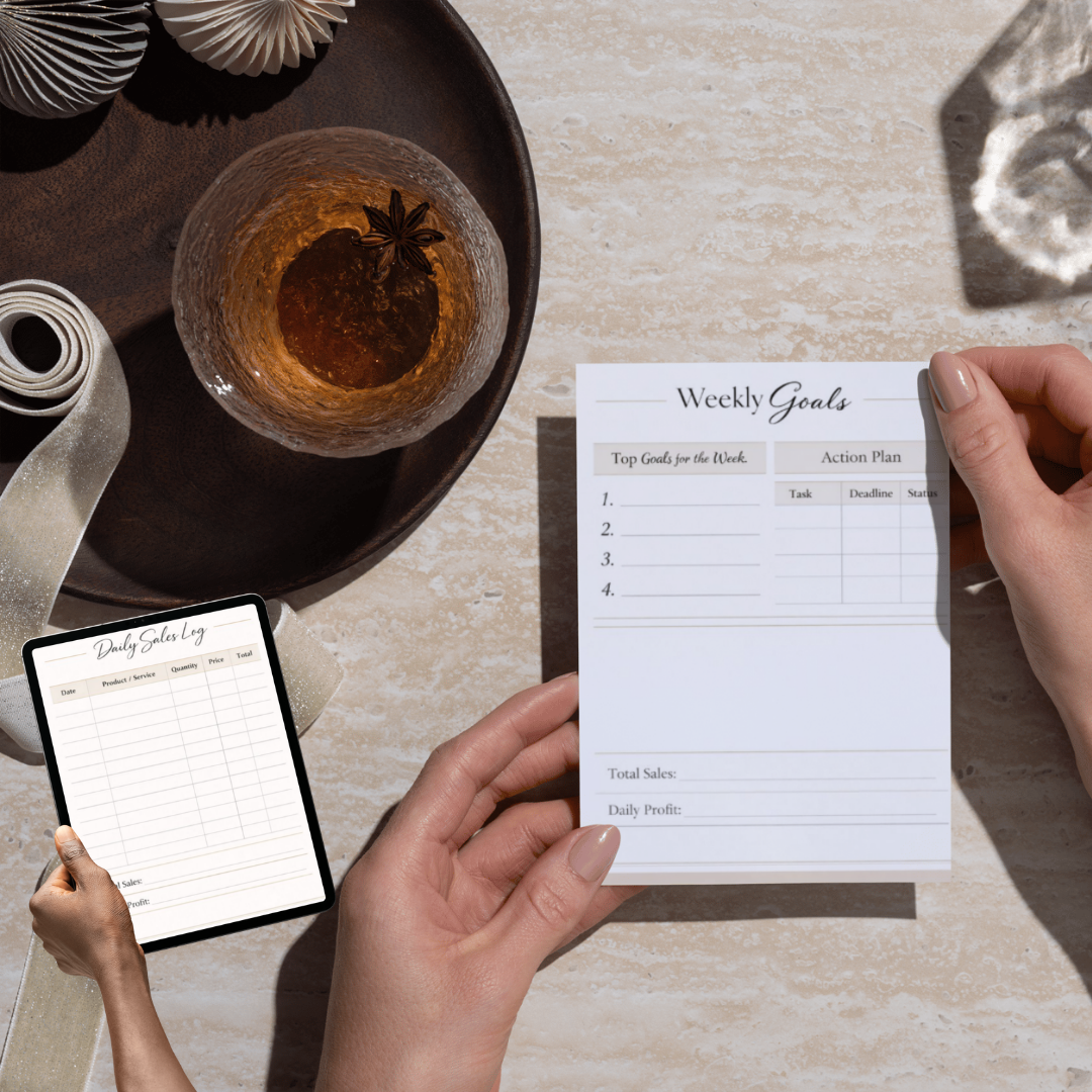2026 Professional Sales Tracker - Small Business Revenue Log & Profit Journal - Financial Growth Dashboard - Digital PDF Business Planner