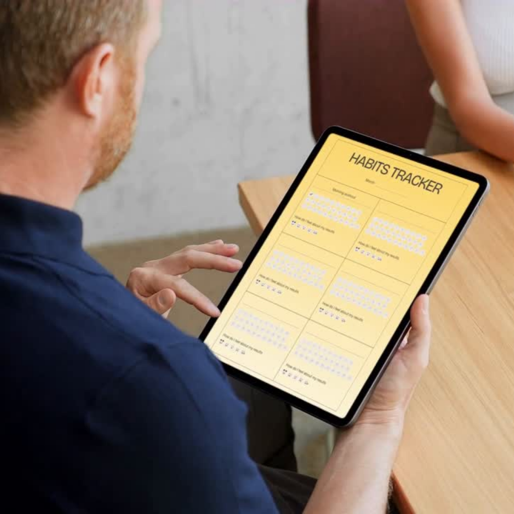 Habit Tracker Printable PDF PNG | Daily & Monthly Habit Tracking Planner | Productivity & Routine Builder | Instant Download