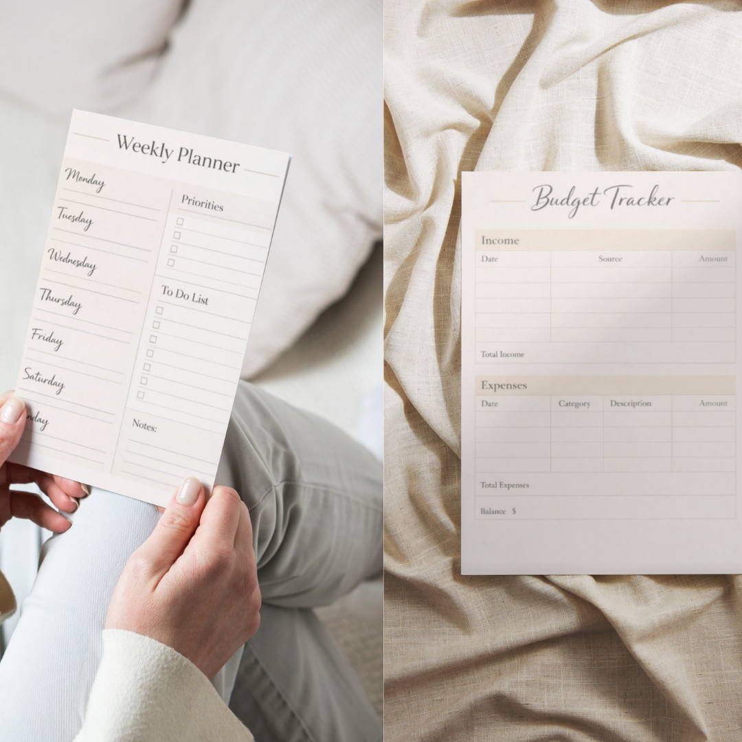 Digital Product Planner PDF PNG | Online Business Strategy Organizer | Etsy Seller Project Management Log | Product Launch Checklist Template