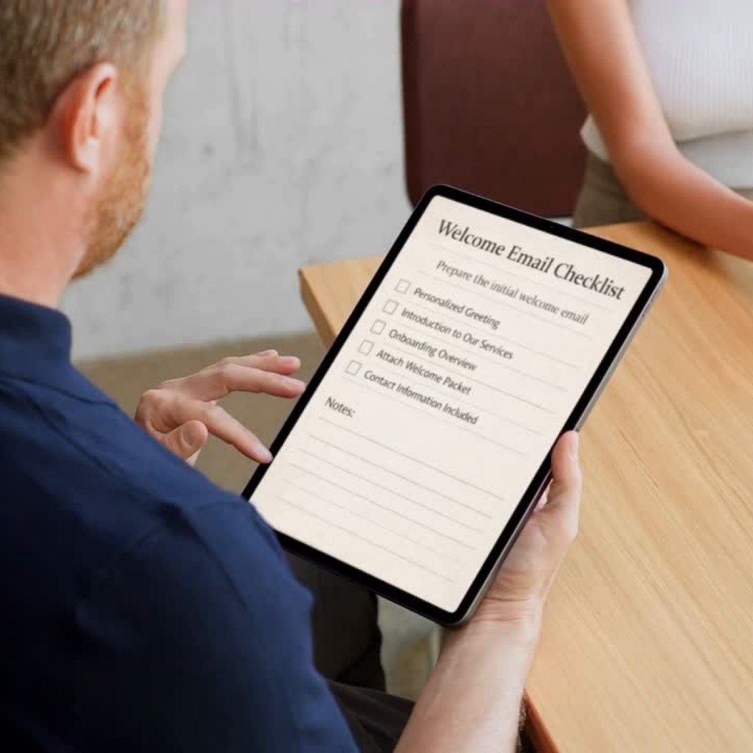 Client Onboarding Checklist PDF PNG | New Customer Business Workflow Guide | Agency Service Provider Welcome Toolkit | Intake Process Log